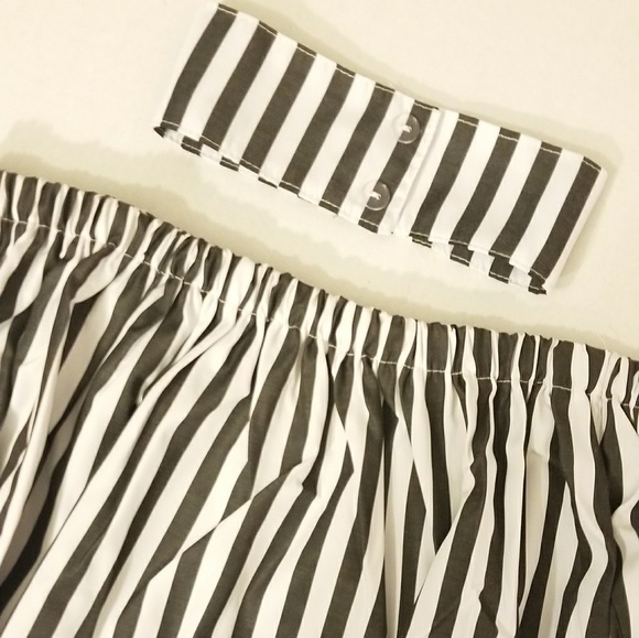 HOST PICK! Finn Striped off shoulder choker top - Picture 5 of 5